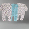 Pack Of 3 Sleep Suit Sky Blue