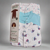 Pack Of 3 Sleep Suit Sky Blue